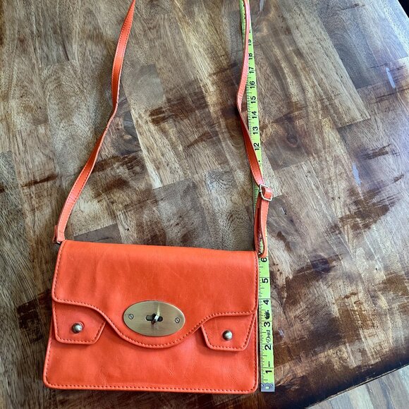 Orange Street Level Faux Leather Purse - Picture 4 of 8